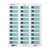 Dachshund retouradreslabels etiket (Full Sheet)