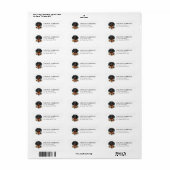 Dachshund retouradreslabels etiket (Full Sheet)
