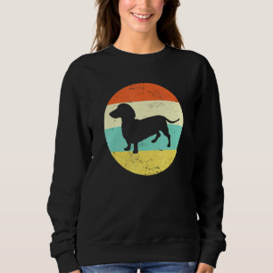 Dachshund Retro 80s Doxie Dog mam Dog Pa Trui