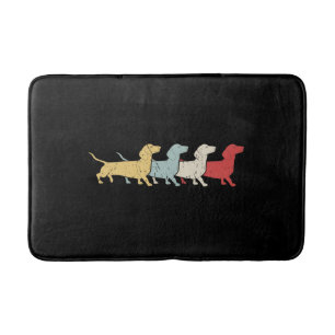Dachshund Retro  Badmat