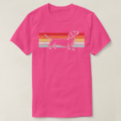 Dachshund Retro T-shirt (Design voorkant)