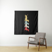 Dachshund Retro Vintage Wandkleed (In Situ (horizontaal))