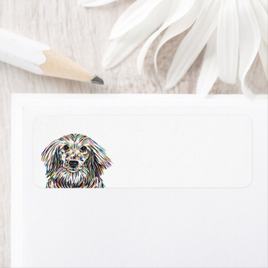Dachshund Return Address Label (Insitu)