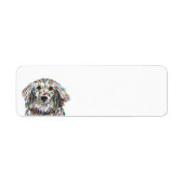 Dachshund Return Address Label (Voorkant)