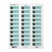 Dachshund Return Address Label (Full Sheet)