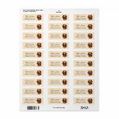 Dachshund Return Address Label (Full Sheet)