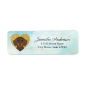 Dachshund Return Address Label (Voorkant)