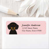 Dachshund Return Address Labels (Insitu)