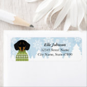 Dachshund Return Address Labels (Insitu)