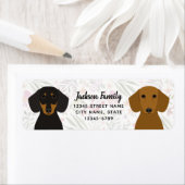 Dachshund Return Address Labels (Insitu)