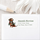 Dachshund Return Address Labels (Insitu)