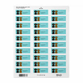 Dachshund Return Address Labels (Full Sheet)