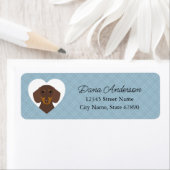Dachshund Return Address Labels (Insitu)