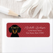 Dachshund Return Address Labels (Insitu)