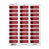 Dachshund Return Address Labels (Full Sheet)