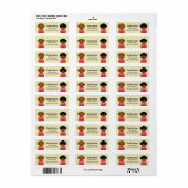 Dachshund Return Address Labels (Full Sheet)
