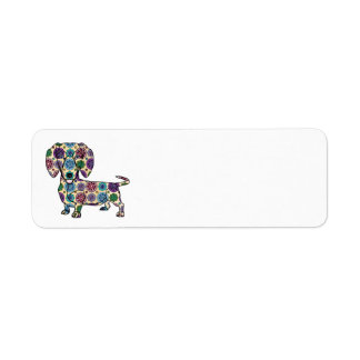 Dachshund Return Address Labels