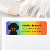 Dachshund Return Address Labels (Insitu)