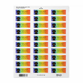 Dachshund Return Address Labels (Full Sheet)