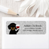 Dachshund Return Address Labels (Insitu)