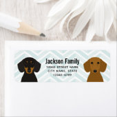 Dachshund Return Address Labels (Insitu)