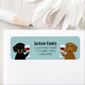 Dachshund Return Address Labels (Insitu)