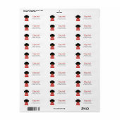 Dachshund Return Address Labels (Full Sheet)