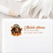 Dachshund Return Address Labels (Insitu)