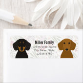 Dachshund Return Address Labels (Insitu)