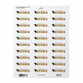 Dachshund Return Address Labels (Full Sheet)