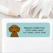 Dachshund Return Address Labels (Insitu)