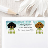 Dachshund Return Address Labels (Insitu)
