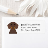 Dachshund Return Address Labels (Insitu)