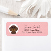 Dachshund Return Address Labels (Insitu)
