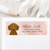 Dachshund Return Address Labels (Insitu)