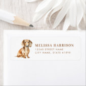 Dachshund Return Address Labels (Insitu)