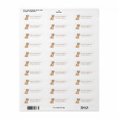 Dachshund Return Address Labels (Full Sheet)