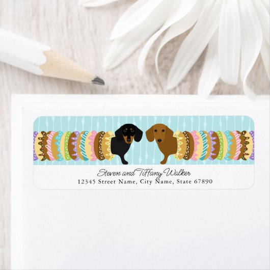 Dachshund Return Address Labels (Insitu)