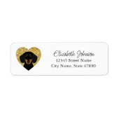 Dachshund Return Address Labels (Voorkant)