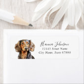 Dachshund Return Address Labels (Insitu)