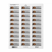 Dachshund Return Address Labels (Full Sheet)