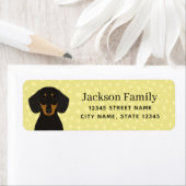 Dachshund Return Address Labels (Insitu)