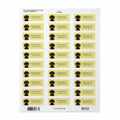 Dachshund Return Address Labels (Full Sheet)