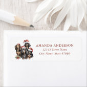 Dachshund Return Address Labels (Insitu)