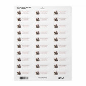 Dachshund Return Address Labels (Full Sheet)