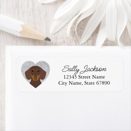 Dachshund Return Address Labels (Insitu)