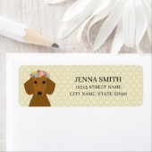 Dachshund Return Address Labels (Insitu)