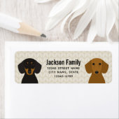 Dachshund Return Address Labels (Insitu)