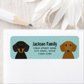 Dachshund Return Address Labels (Insitu)