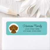 Dachshund Return Address Labels (Insitu)